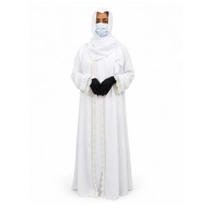 White 2 Part Abaya Set