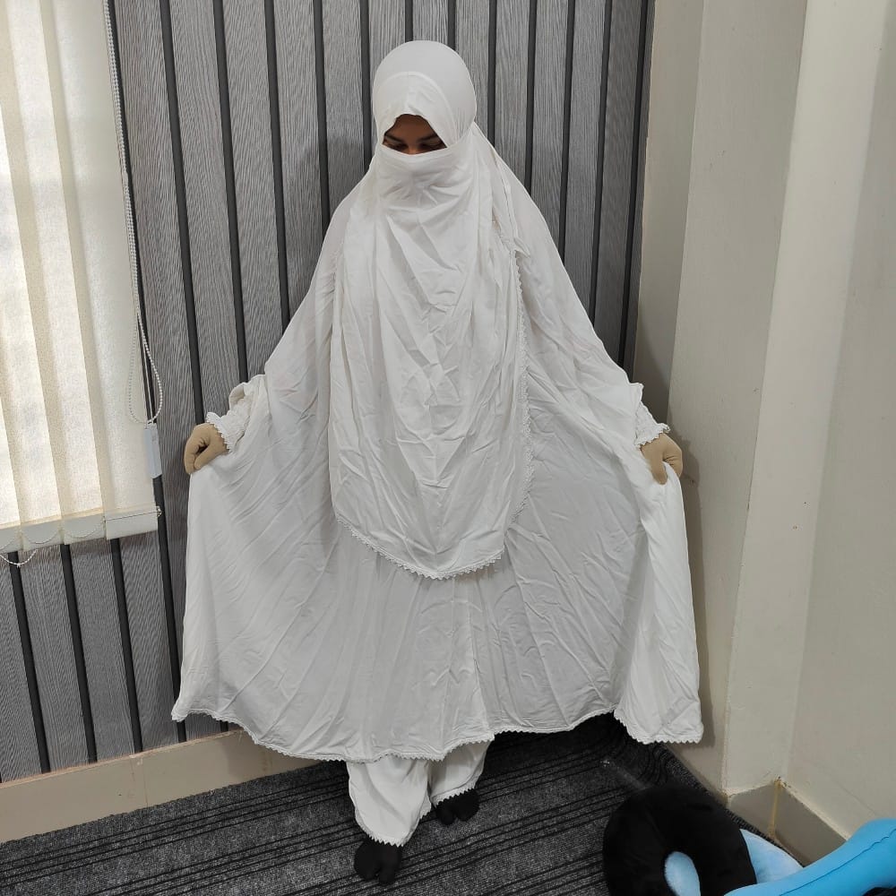 Hajj Khimar With Plazo Summer Friendly - Image 5