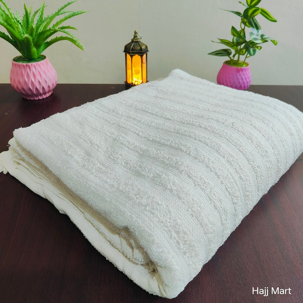 Hygenic 100% Cotton AL Safa Royal Premium Towel Ihram Cloth - Image 6