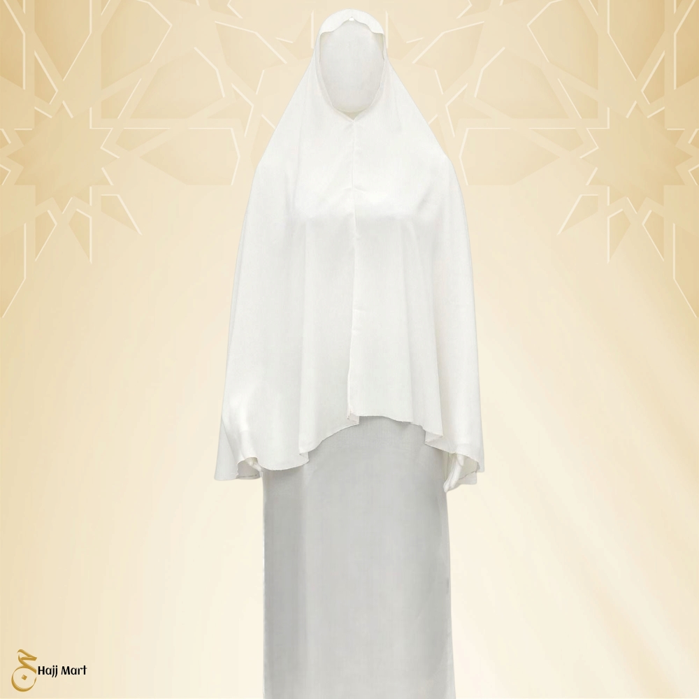 Umrah Hajj Borka Set With Hijab - Image 2