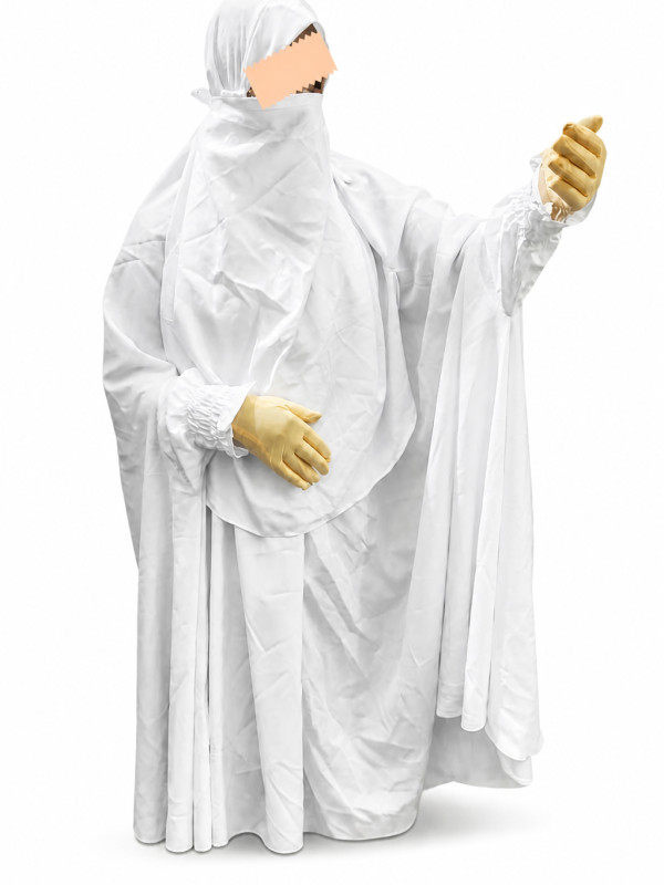 women hajj umrah khimar borka